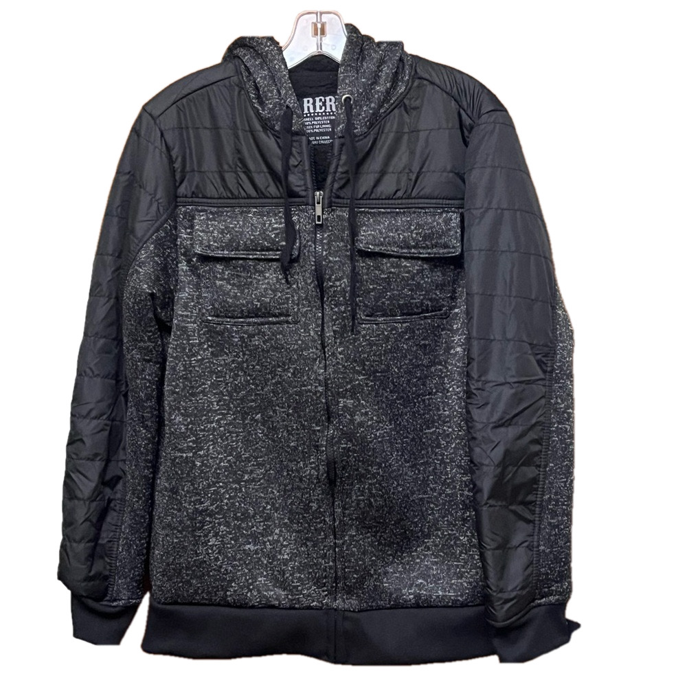 🆕 NEW. Rerun brand Men’s Winter lined Coat with hood NWT